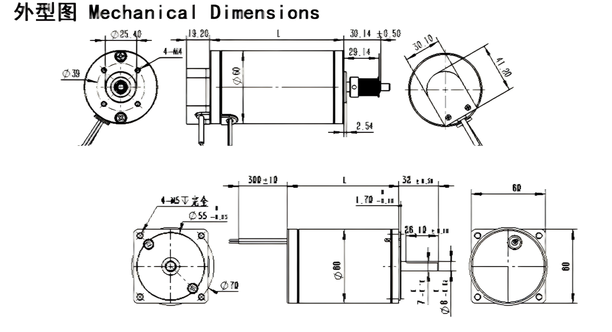 Series-60 Brushed DC Motor Conveyors