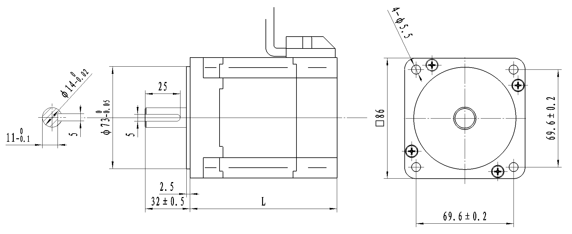 90mm Brushless DC Motor Packaging Line
