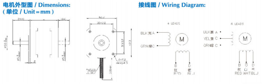 42mm NEMA17 Stepper Motor Laser Cutters